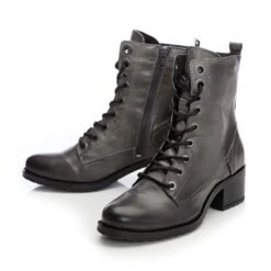 Bezzie Grey Leather 13 Bezzie Grey Leather -Step Up Shoes bezzie grey leather p10985 67830 medium