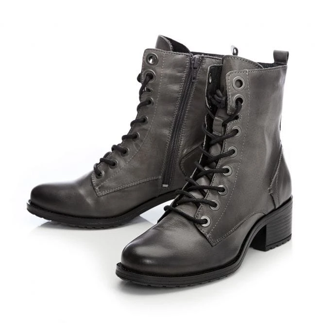 Bezzie Grey Leather 7 Bezzie Grey Leather - Image 5