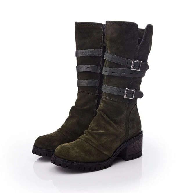 Brendie Khaki Suede 4 Brendie Khaki Suede - Image 2