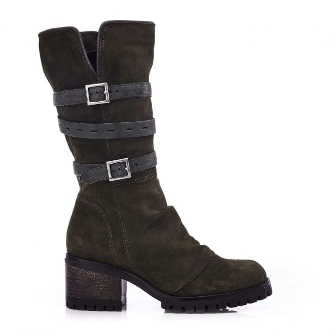 Brendie Khaki Suede 3 Brendie Khaki Suede