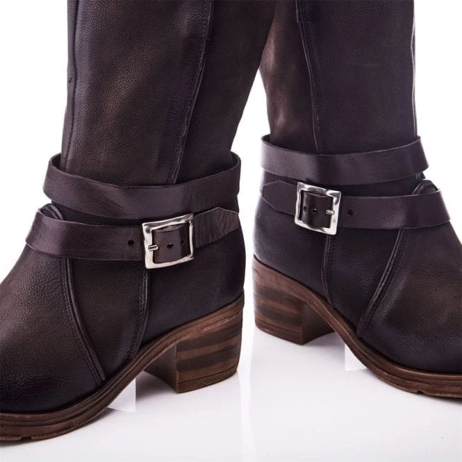 Brinley Dark Taupe Leather 5 Brinley Dark Taupe Leather - Image 3