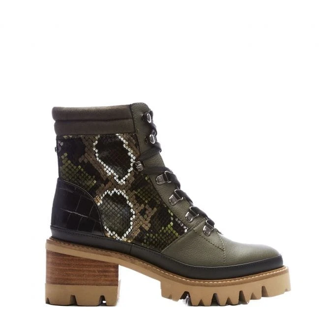 Cassidie Khaki - Snake Leather 3 Cassidie Khaki - Snake Leather