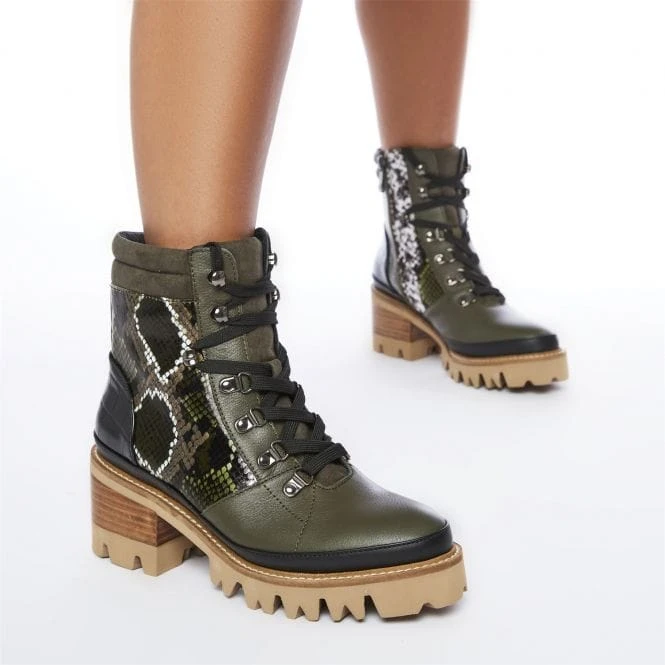 Cassidie Khaki - Snake Leather 4 Cassidie Khaki - Snake Leather - Image 2