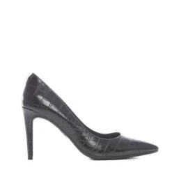 Daniela Black Patent Mocc Croc