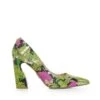 Darlene Lime Green Snake Print Leather -Step Up Shoes darlene lime green snake print leather p12666 83470 medium
