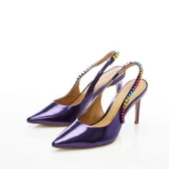 Divah Purple Metallic Leather -Step Up Shoes divah purple metallic leather p12493 81289 medium