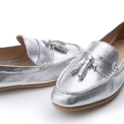 Estina Silver Leather 12 Estina Silver Leather -Step Up Shoes estina silver leather p12923 85730 medium
