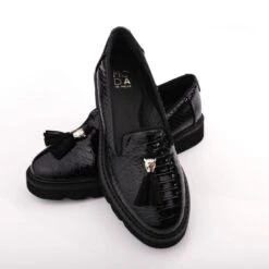 Evelyn Black Snake Print -Step Up Shoes evelyn black snake print p13405 88799 medium