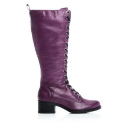 Hailey Purple Leather