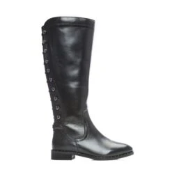 Haisley Black Leather