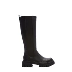 Hanah Black Patent Mocc Croc