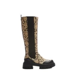 Hanah Cream Snake Print