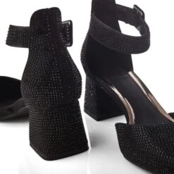 Kadie Black Textile -Step Up Shoes kadie black textile p13787 91025 medium