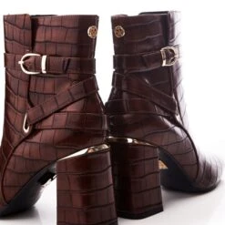 Kamina Brown Patent Mocc Croc -Step Up Shoes kamina brown patent mocc croc p13686 90508 medium