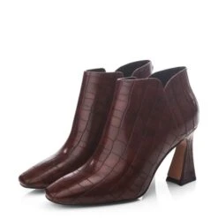 Katriona Dark Brown Patent Mocc Croc -Step Up Shoes katriona dark brown patent mocc croc p13673 90440 medium