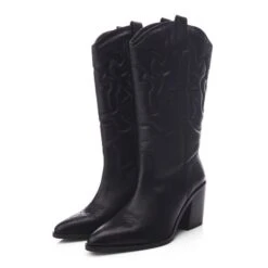 Leahannie Black Leather -Step Up Shoes leahannie black leather p13722 90692 medium