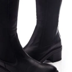 Linettie Black Leather -Step Up Shoes linettie black leather p13654 90240 medium