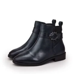 Miya Navy Leather -Step Up Shoes miya navy leather p13631 90121 medium