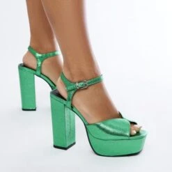 Roubie Green Metallic 12 Roubie Green Metallic -Step Up Shoes roubie green metallic p12266 81499 medium