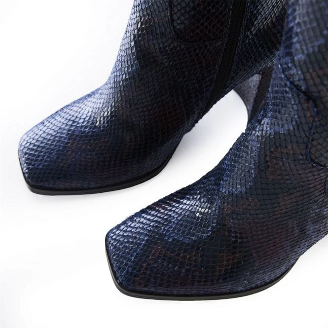 Sammantha Navy Snake Print 9 Sammantha Navy Snake Print - Image 7