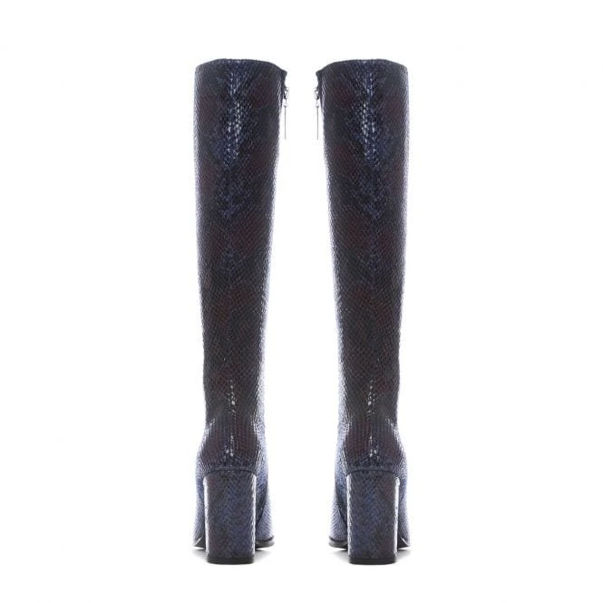 Sammantha Navy Snake Print 8 Sammantha Navy Snake Print - Image 6