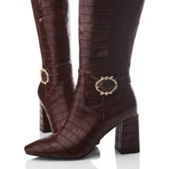 Saretta Brown Patent Mocc Croc -Step Up Shoes saretta brown patent mocc croc p13913 92138 medium