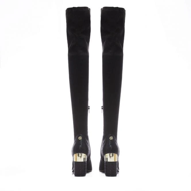 Valentinne Black Alcantara 5 Valentinne Black Alcantara - Image 3