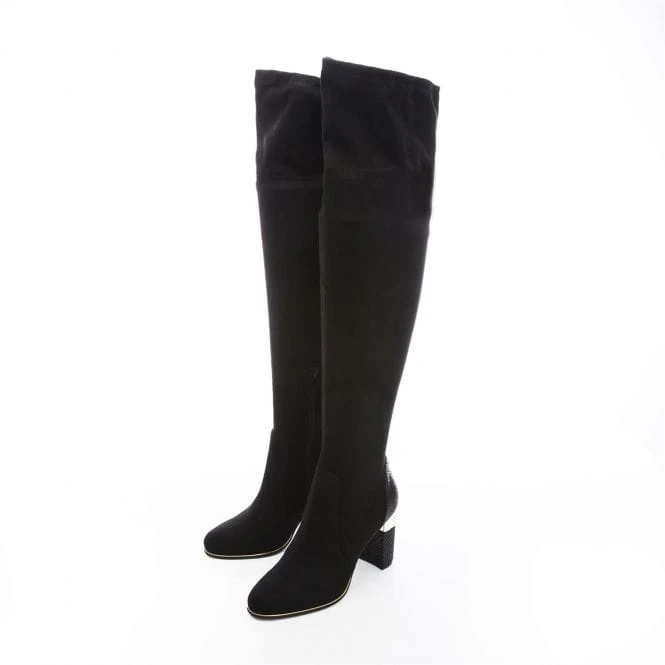 Valentinne Black Alcantara 6 Valentinne Black Alcantara - Image 4