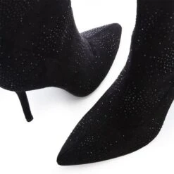 Zoeyy Black Alcantara -Step Up Shoes zoeyy black alcantara p12434 92884 medium